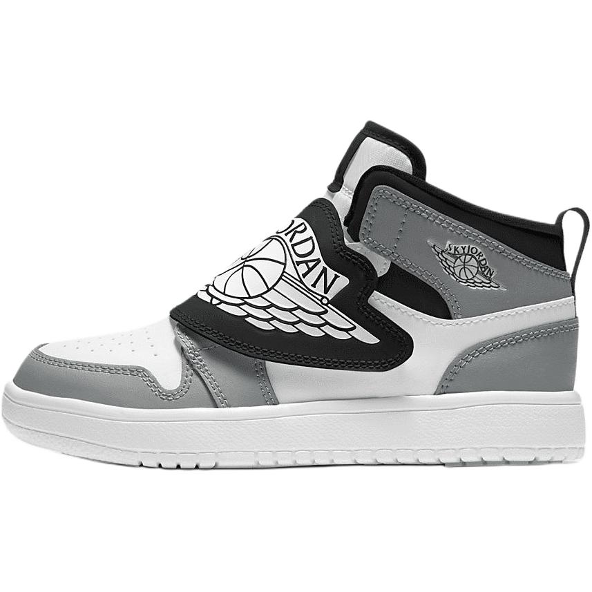 Jordan Sky Jordan 1 White Black Particle Grey PS BQ7197-102 35