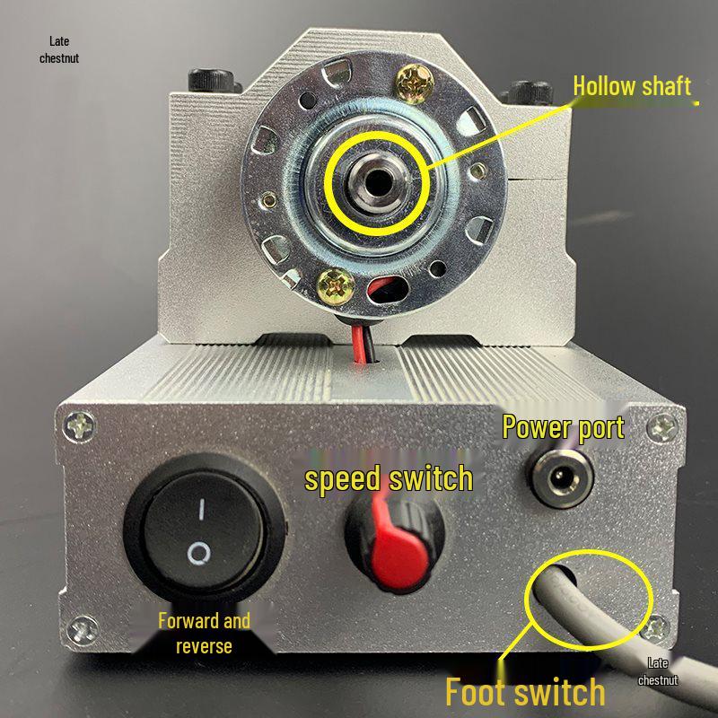 DIY Fishing Float Tail Painting & Polishing Lathe Machine