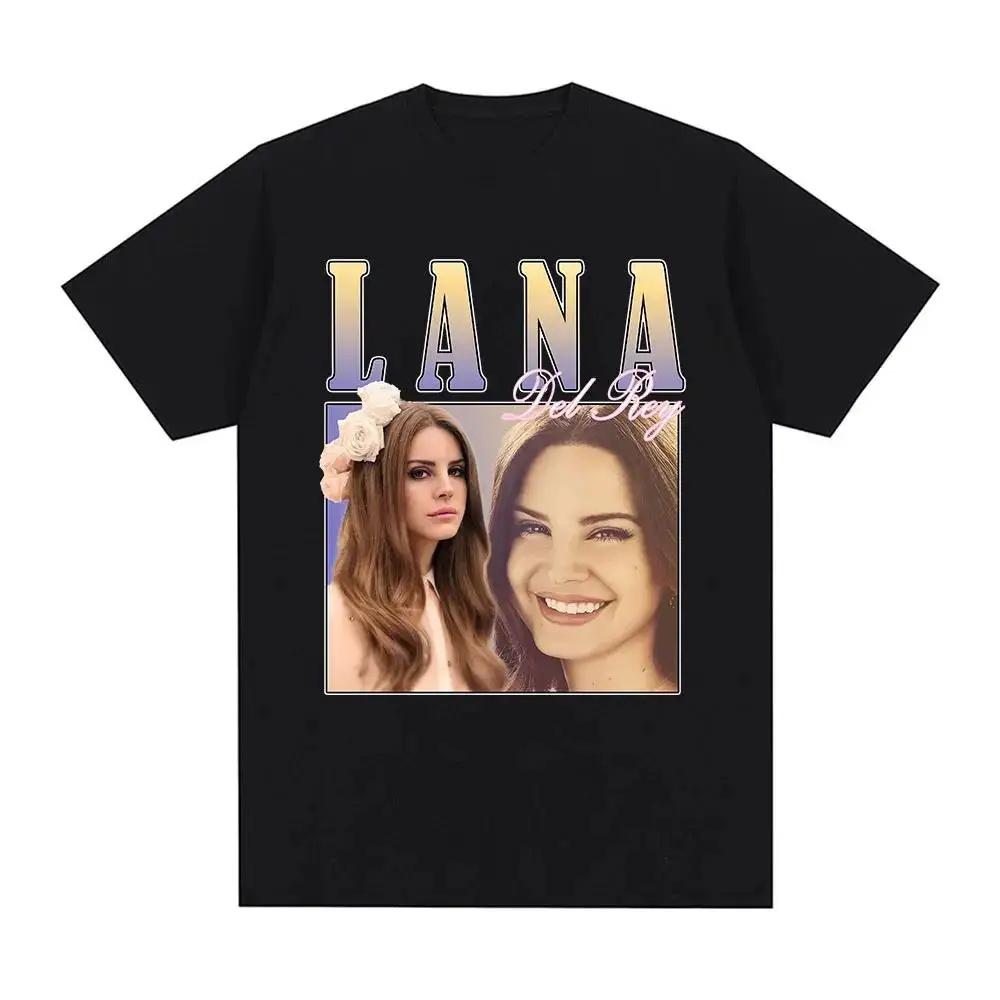 

Singer Lana Del Rey Print T Shirt Women Fashion Hip Hop Unisexs Tshirts Streetwear Vintage Short Sleeve TShirt Unisex Summer Tee 4XL