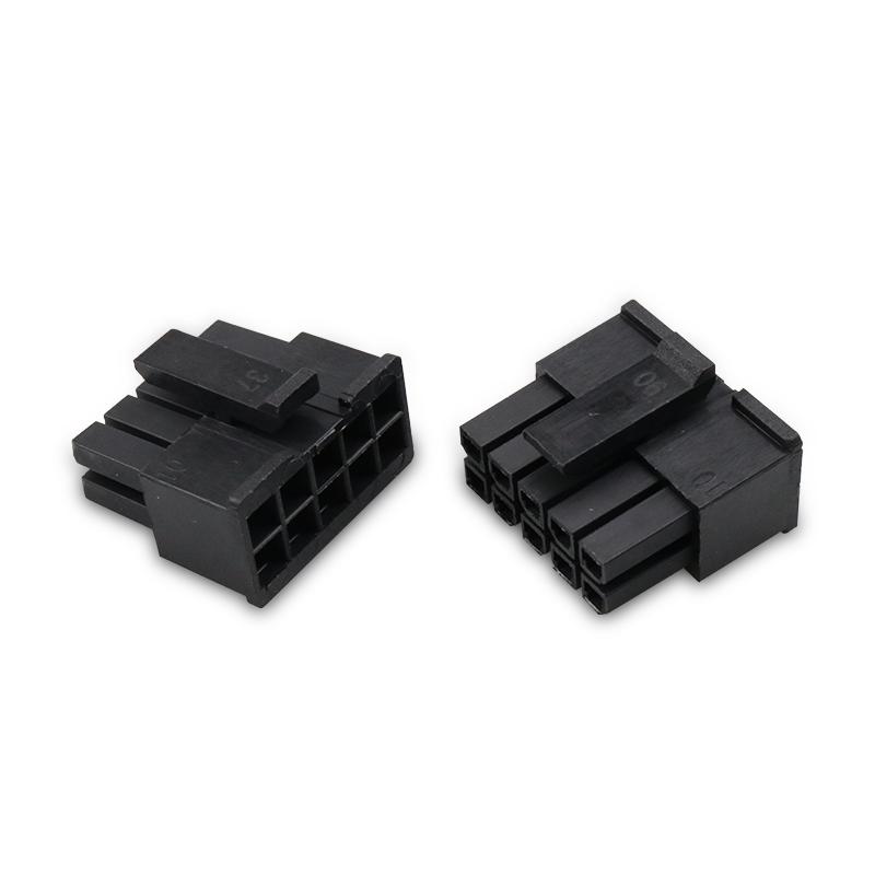 Molex 3.0mm Double Row Connector Plug - 2P/4P/6P/8P/10P Male Housing