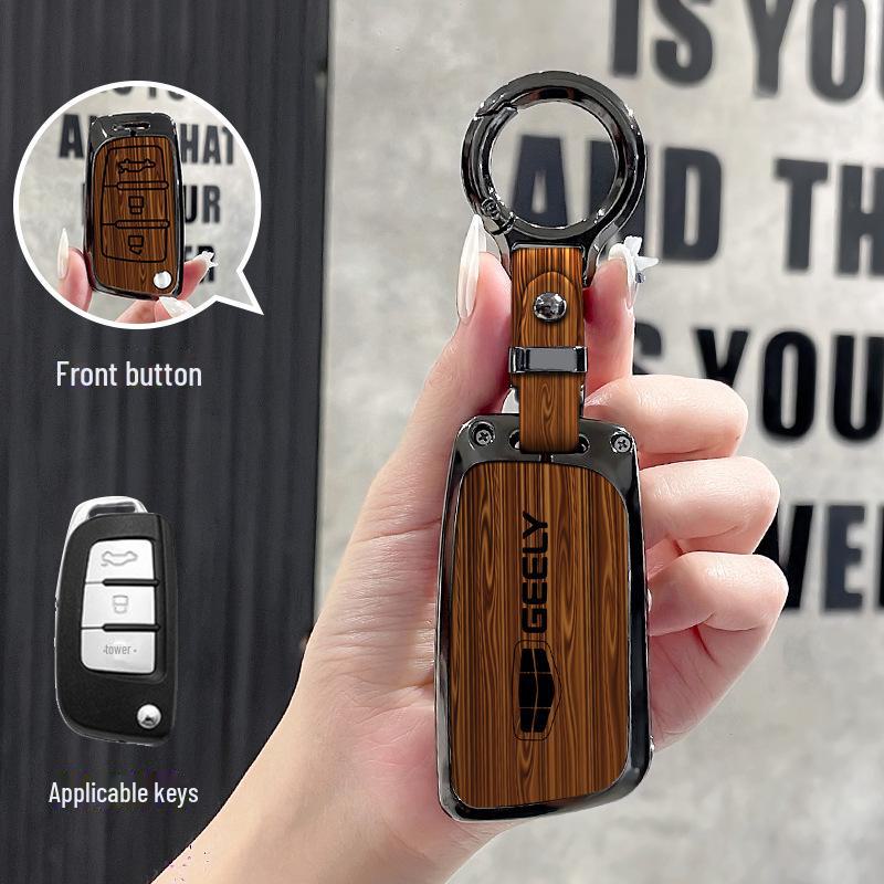 Geely Car Key Cover: Compatible with Emgrand, Boyue, Star X6, Yue, Rui, Binrui, Binyue, Borui, and GL models.