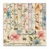 24pcs Junk Journaling Craft Paper Flower Crapbook Paper Pad 6x6inch Assorted Pattern Decoupage Cardstock Paper Single-Sided Vintage Scrapbooking DIY