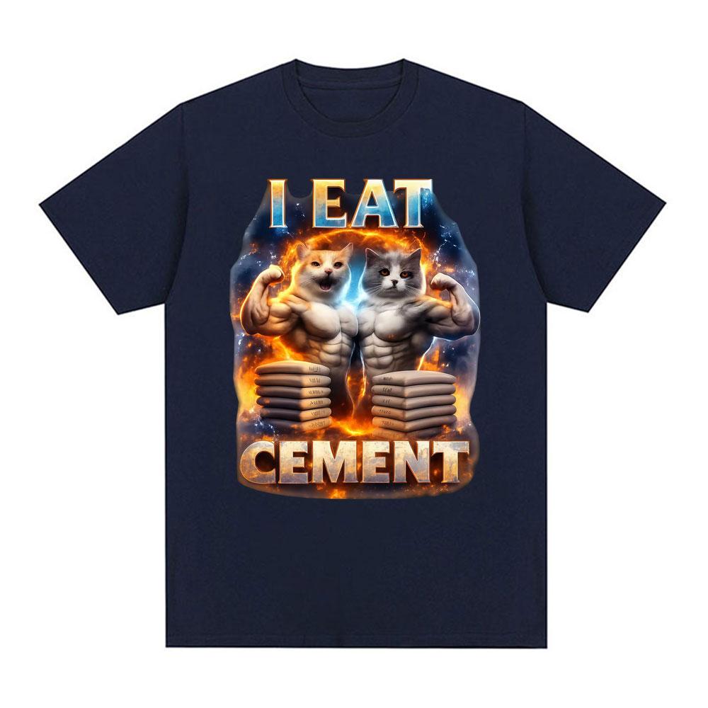 

I Eat CeUnisext Funny Cat Silly Gift Meme Tshirts Unisex Women Clothing Cotton Short Sleeve T Shirt Fashion Casual Oversized T Shirts 4XL