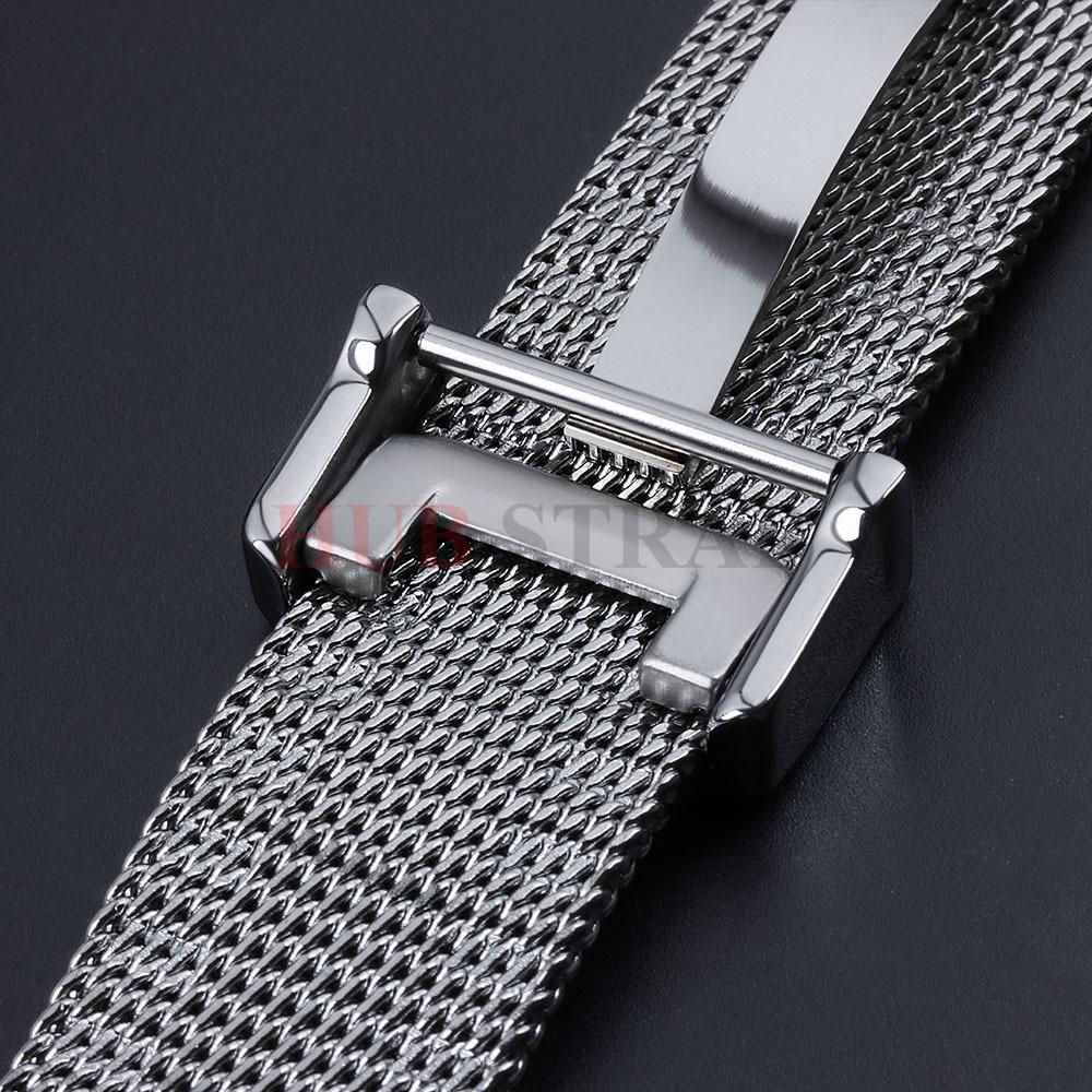 Milanese Mesh Stainless Steel Watchband Bracelet 20 22mm for IWC Pilot's Portuguese PORTOFINO Replacement Strap Watch Accessory