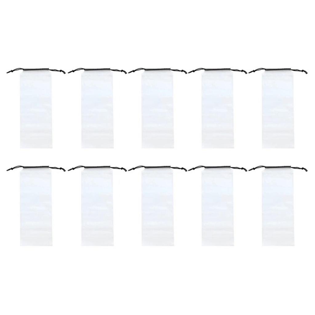 1/2/3/4/5/10PCS Wet Umbrella Covers Clear Portable Reusable Umbrella Storage Bag Waterproof Travel Umbrellas Sleeves with Drawstring