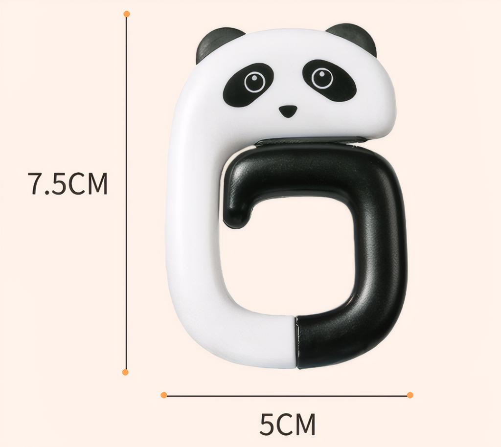 Cute Portable Bag Hook Animal Plastic Table Hook Portable Multifunctional Table Purse Bag Hooks for Home School Saving Space