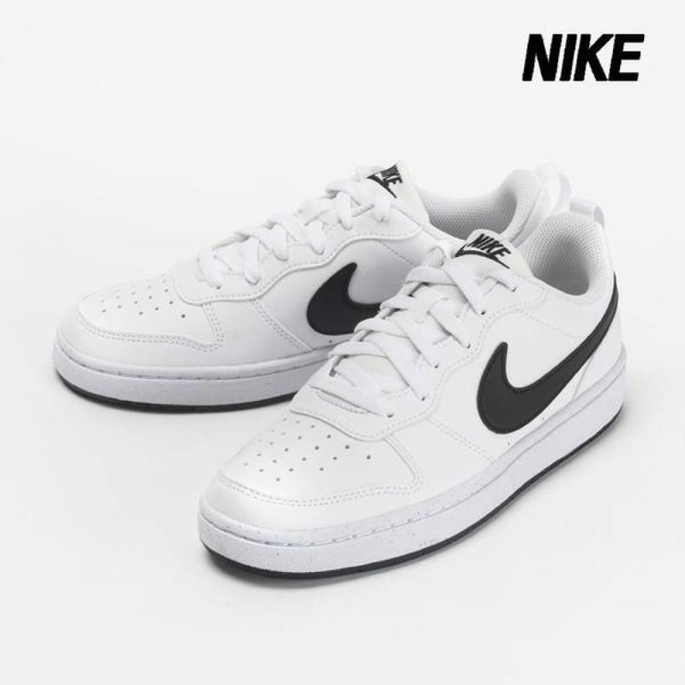 Nike Court Borrow Low Recraft Gs White Black Dv5456 104 DV5456104/245mm(US6.5Y)