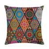 Mandala Pillowcase Square Cushion Cover Pillow Double Sided Ethnic Flower Bohemian Office Sofa Pillow
