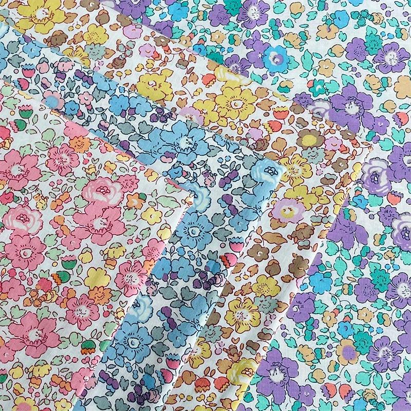 1Pc 145x100cm Baumwolle Stoff für Nähen Tuch Kleider Rock DIY Handgemachte Designer Patchwork Meter