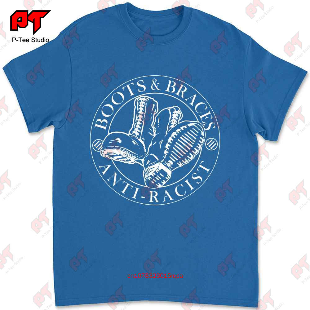 Skinhead Boots  Braces Sharp Ska Oi Punk Tshirt P1QC