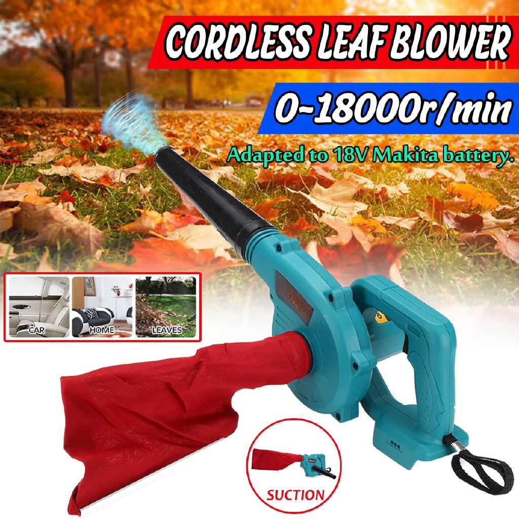 18V Cordless Electric Air Blower & Suction Handheld Leaf Computer Dust Collector Cleaner Power Tool for Batteries