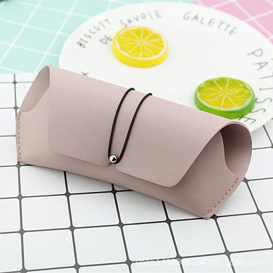 Soft Bag Glasses Case, Pressure-Resistant Sunglasses Case, Leather Portable Sunglasses Case, Storage Case.