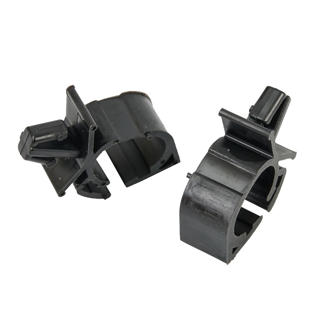 Route Fasteners Clips Clamp Cable Black Plastic Fender Bumper Wire Harness