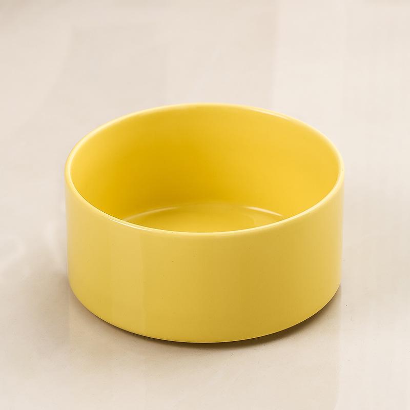 Schwarze Keramik Anti-Kipp Katze & Hund Futter-/Wassernapf