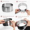 Adjustable Cake Cooling Rack Baking Decorating Rotating 2 Handles 16-30cm Adjustable 15cm Height TopBazar