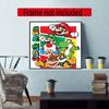 Mario 5D Diy Diamond Painting Round Diamond Mosaic Suitable For Beginners Diamond Painting Rhinestones Gift Frameless