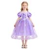 2024 New Foreign Trade Princess Dress Performance Dress Spot Children's Clothing Sophia Rapunzel Dress Girls Dress