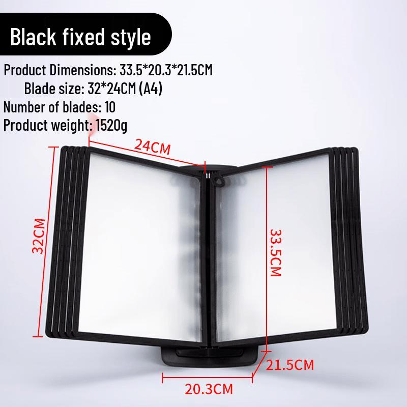 Desktop Rotatable Document Display Stand чёрный