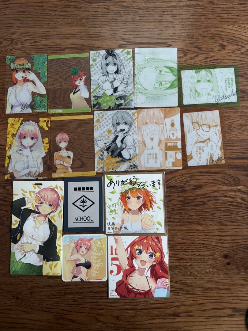 [USED] The Quintessential Quintuplets Goods Nakano Ichika Nakano Yotsuba + Movie Bonus