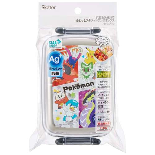 Skater Bento Box 450ml Pokemon 23N Antibakteriell für Kinder Made in Japan RBF3ANAG-A