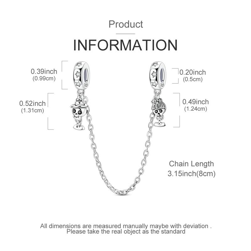 Original Copper Halloween Skeleton Witch Bat Pumpkin Charms Beads Skull Dangle Fit Women Original Bangle Bracelet