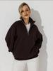 European & American Style Versatile Zipper Hoodie - Autumn/Winter Casual, Warm, Thickened for Women
