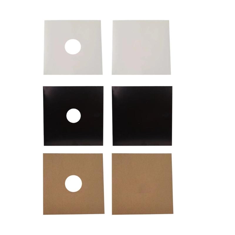 12in LP Record Cover Resealable Outer Sleeves Composite Kraft Paper Bag for LP 3LP Vinyl Record Storage Bags 10 Pieces