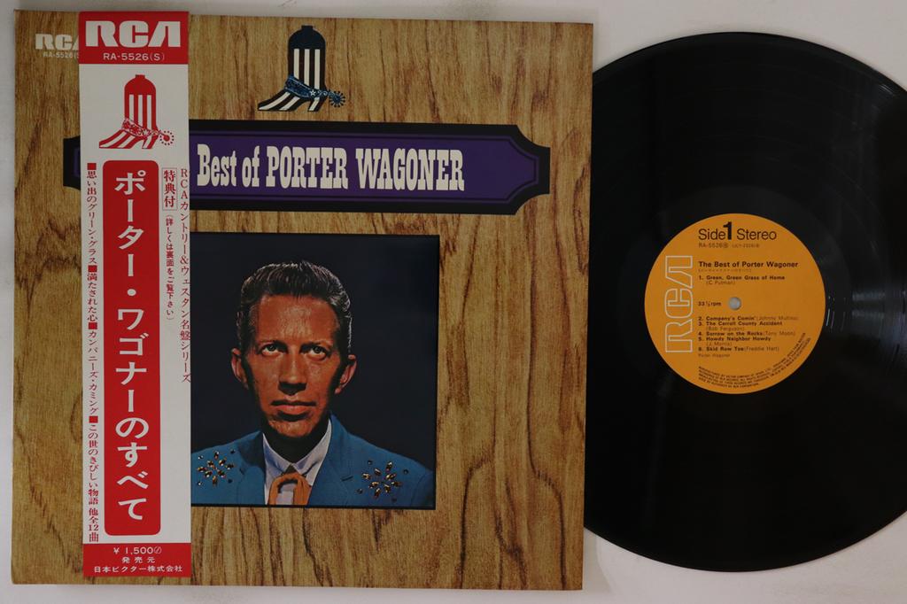 LP Record PORTER WAGONER - Best Of Porter Wagoner RA5526 RCA 1969 Japan Obi Country Used