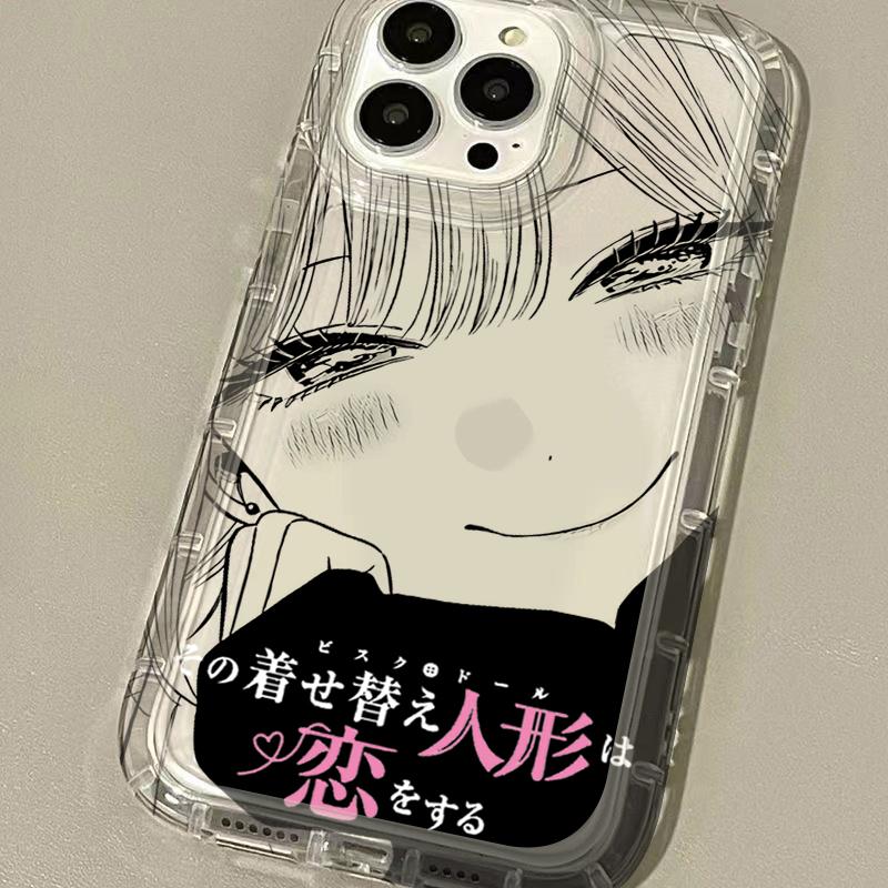 Cute Animal Female Lead Kitagawa Marin Case For iPhone 16 15 14 13 12 11 Pro Max Plus 7 8 Plus XR X XS SE 2020 Silicone Etui
