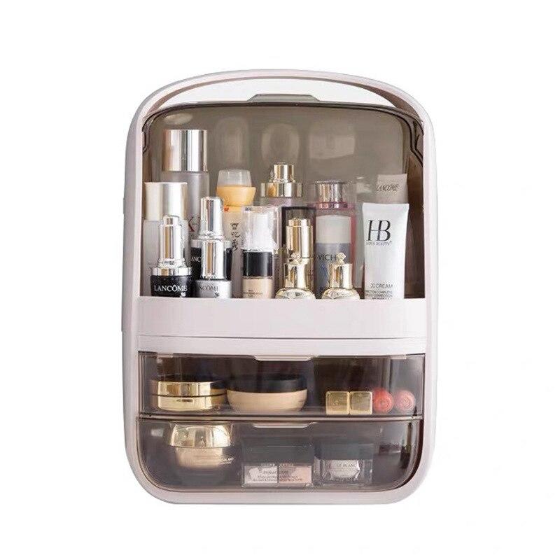 Cosmetics Storage Box Makeup Organizer Jewelry Nail Storage Drawer Double Layer Bathroom Container Organizer Maquillaje | Makeup Organizers