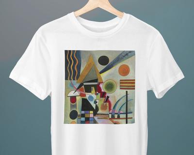 Swinging Wassily Kandinsky Painting Unisex T-Shirt Art T-Shirt Abstract Geometric Gift for Her Gift for Him Art Lover Gift