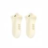 5 Pairs of Women's Summer Thin Cotton Deodorant Lovely Shallow Mouth Non Slip Heel Socks