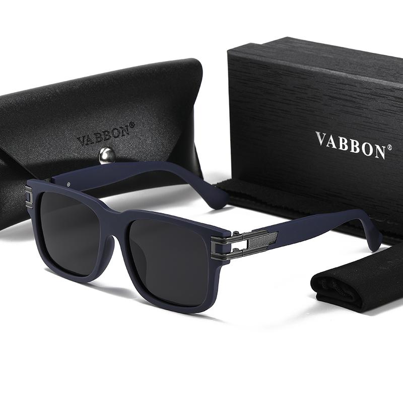Vabbon Новые Ретро Металлические Солнцезащитные Очки Тренд Квадратная Рама Личность Крупные Солнцезащитные Очки 853