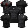 New MMA Kickbox Training Tee No Gi Bjj Top Jiu Jitsu Rashguard Spandex Compression T-Shirt Sublimation Sports Men Short Sleeve