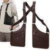 Retro Strap Crossbody Bag, Multi-functional Shoulder Bag, Outdoor Sports Jacket, Phone Bag