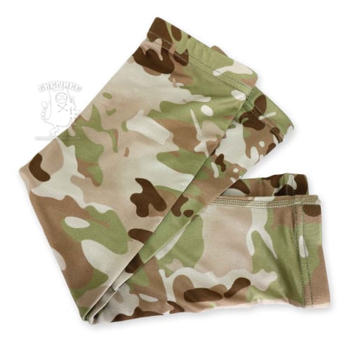 Alpha Label SHENKEL Cool Stretch Arm Covers, Camouflage Arm Sleeps, Size M (Multicam Allied), Sun Protection, UV Protection, Cooling, Outdoor Sports,
