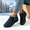 Waterproof Warm Low Top Casual Winter Snow Boots For Women Large Size