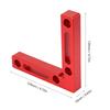 Aluminum Alloy 90 Degree Positioning Clamp Woodworking Right Angle   Ruler