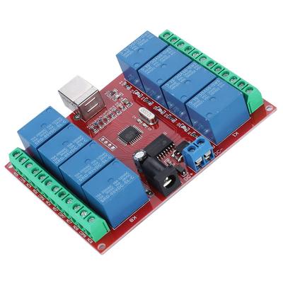 8 Channel 5V Computer USB Intelligent Control Switch Relay Module Free Driver