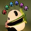 Cute Panda Silicone Lamp USB Rechargeable Timing Pat Sensor LED Night Light Bedside Decor Kids Birthday Gift
