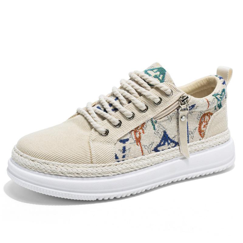 Men's shoes new summer breathable casual sports versatile lightweight low-top soft-soled men's canvas shoes