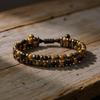 Unique Handcrafted Beaded Stretch Bracelet With Mixed Crystals Delicate Wristband For Protections And Wellness