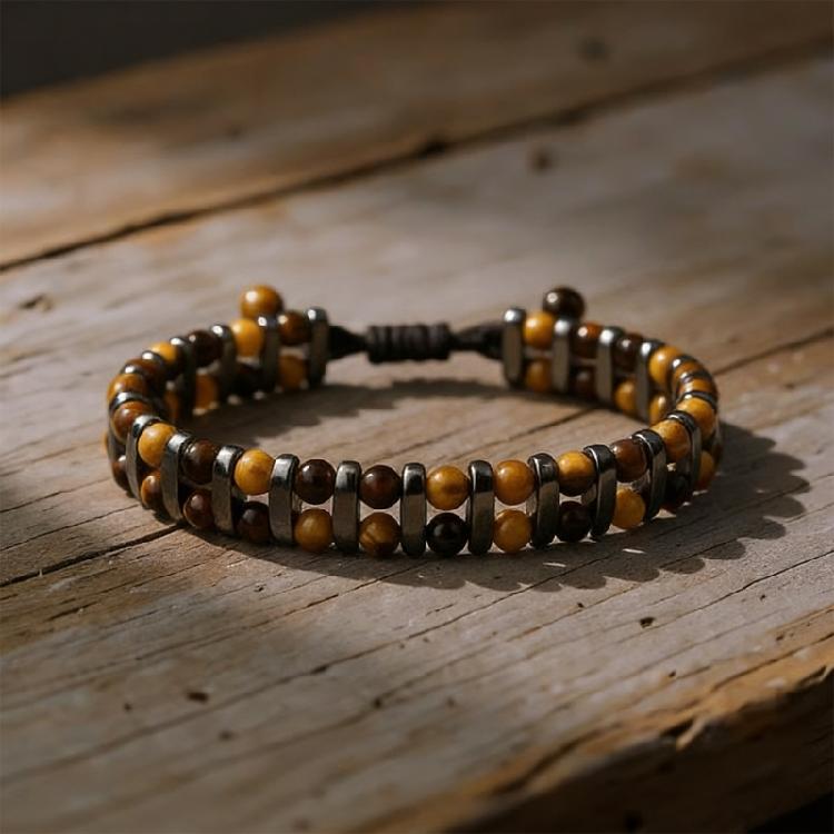 Unique Handcrafted Beaded Stretch Bracelet With Mixed Crystals Delicate Wristband For Protections And Wellness
