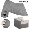 Light Grey Cat Scratch Mat Self Adhesive Carpet Roll Wear Resistant Cat Scratcher Pad For Sofa Furniture Wall Protection