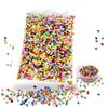 ENN LLC Iron Bead Set 5mm Large Capacity 500g (Mixed)