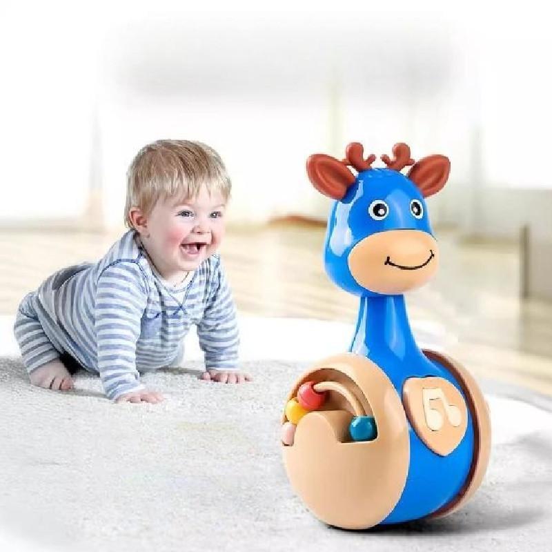 Adorable Deer Baby Soothing Educational Toy For Crawling Infants And Toddlers