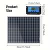 Portable Solar Charging Kit with 20W Fast Charge & 12V Built-in Battery, Emergency Backup Power Supply for Outdoor Camping