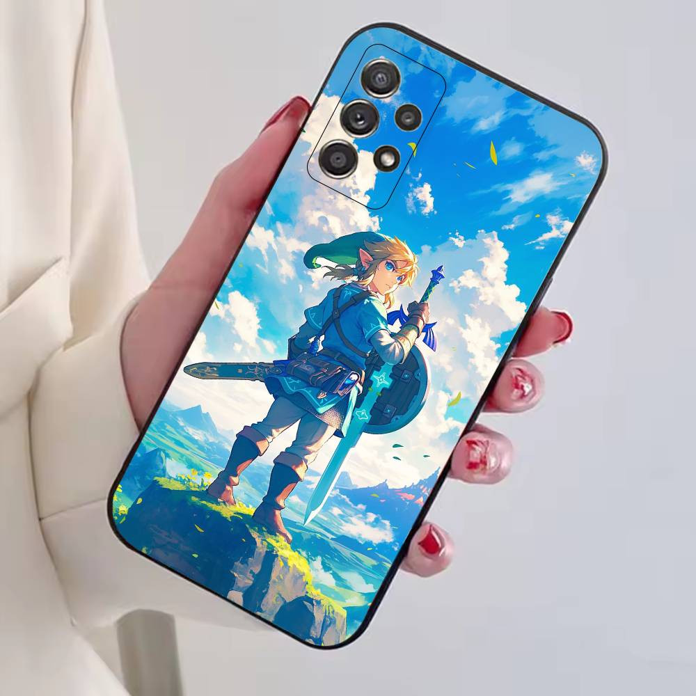 Spiel Z-Zelda L-Link Handyhülle Für Samsung S25,S24,S21,S22,S23,S30,Ultra,S20,Plus,Fe,Lite,Note,10,Schwarze Hülle