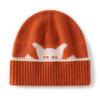 Double-layer double-sided% cashmere hat Warm knitted ear protectors Unisex cashmere hat spot