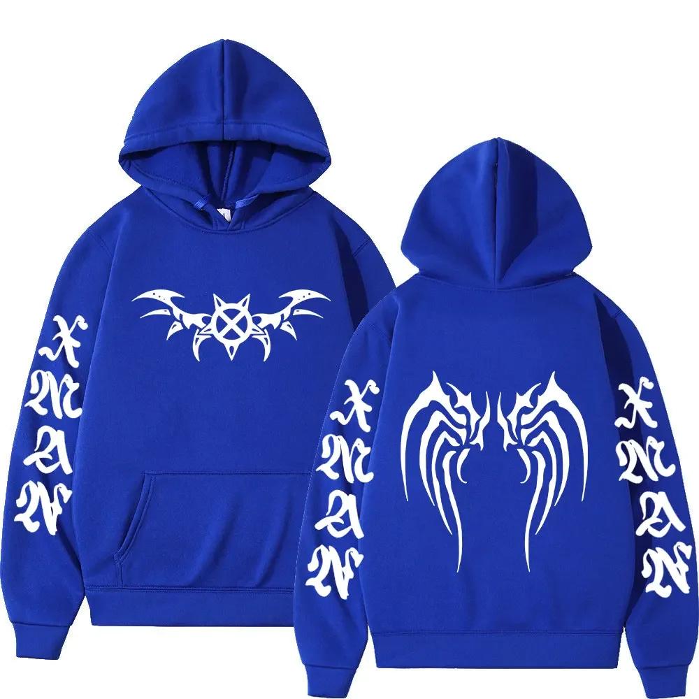 Rapper Hoodies for Men Clothing Fashion Hooded Sweatshirts Casual Long Sleeve Pullover Clothing